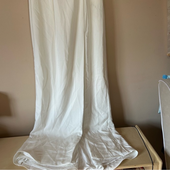 Ieena for Mac Duggal 26583 - Jeweled Evening Gown in White Size 8 - Picture 7 of 14